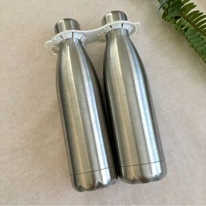LP Bundle 2 Triple Insulated Stainless Steel Water Bottle 17 Oz | Steel Color